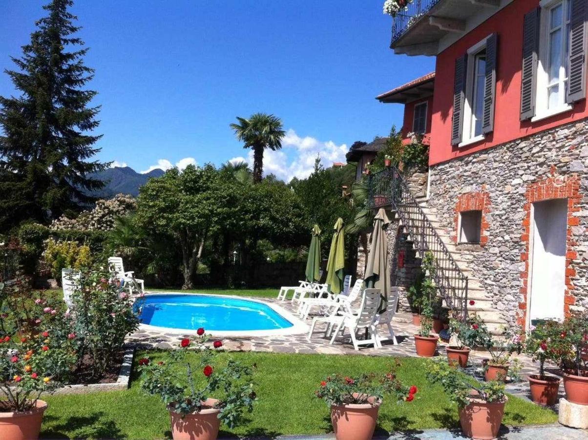 Domus Cusiana Complesso Vista Lago E Piscina Miasino Exterior foto
